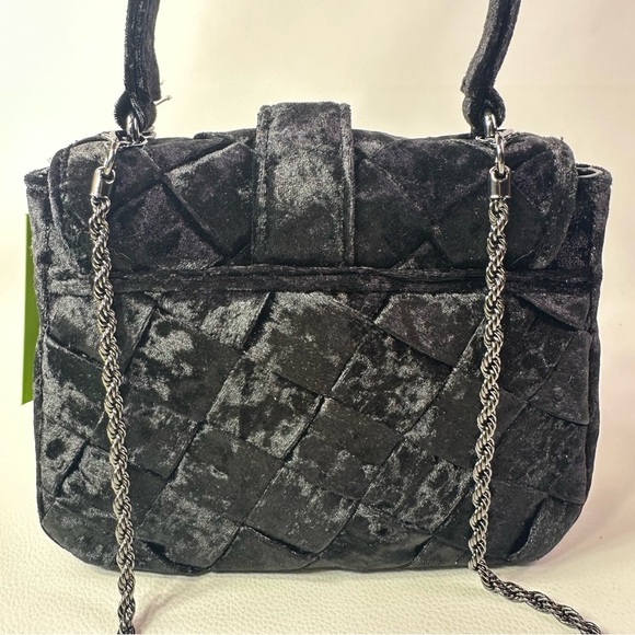 NEW SAM BRIT CRUSHED VELVET TOP HANDLE SHOULDER BAG BLACK
NWT!! - Picture 9 of 15